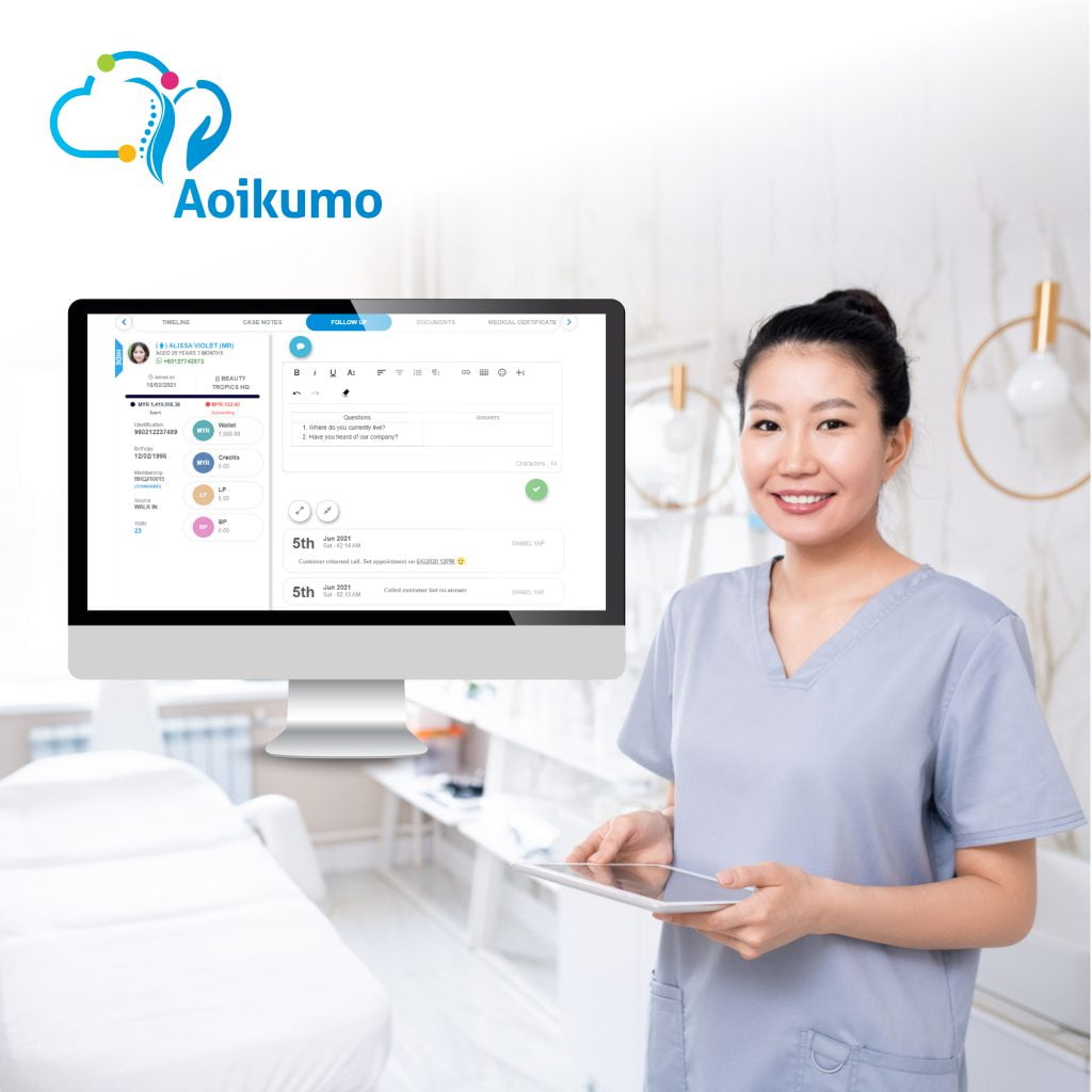 Aoikumo™ Telehealth terintegrasi dengan rekam medis elektronik dan mematuhi persyaratan SATUSEHAT.