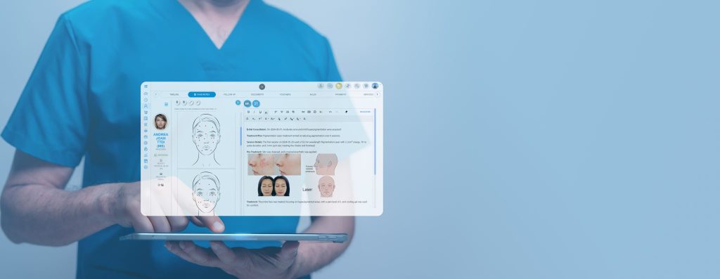 Aoikumo™ Rekam Medis Elektronik membantu pengelolaan data pasien secara efektif, memungkinkan klinik untuk menyederhanakan alur kerja dan memberikan perawatan pasien yang lebih baik